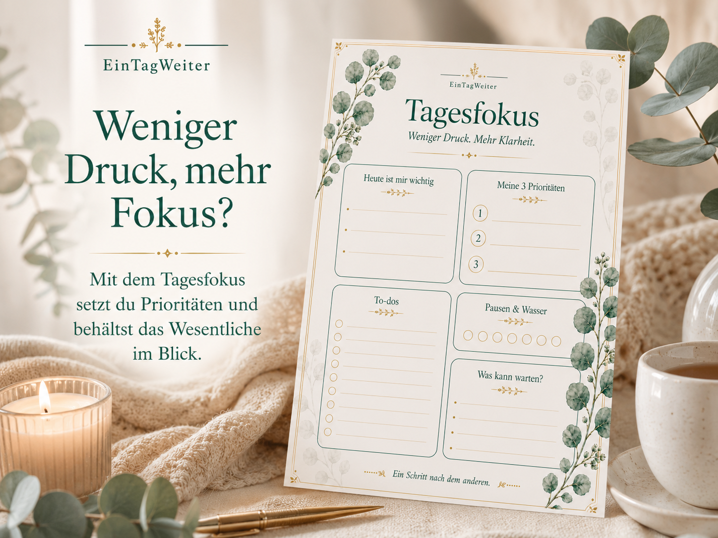 EinTagWeiter - Everyday Clarity – Eucalyptus Edition